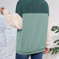 Lovelet Color Block Round Neck Long Sleeve Sweatshirt