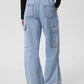 Mid-Rise Waist Jeans with Pockets