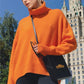 Basic Bae Turtleneck Dropped Shoulder Long Sleeve Sweater