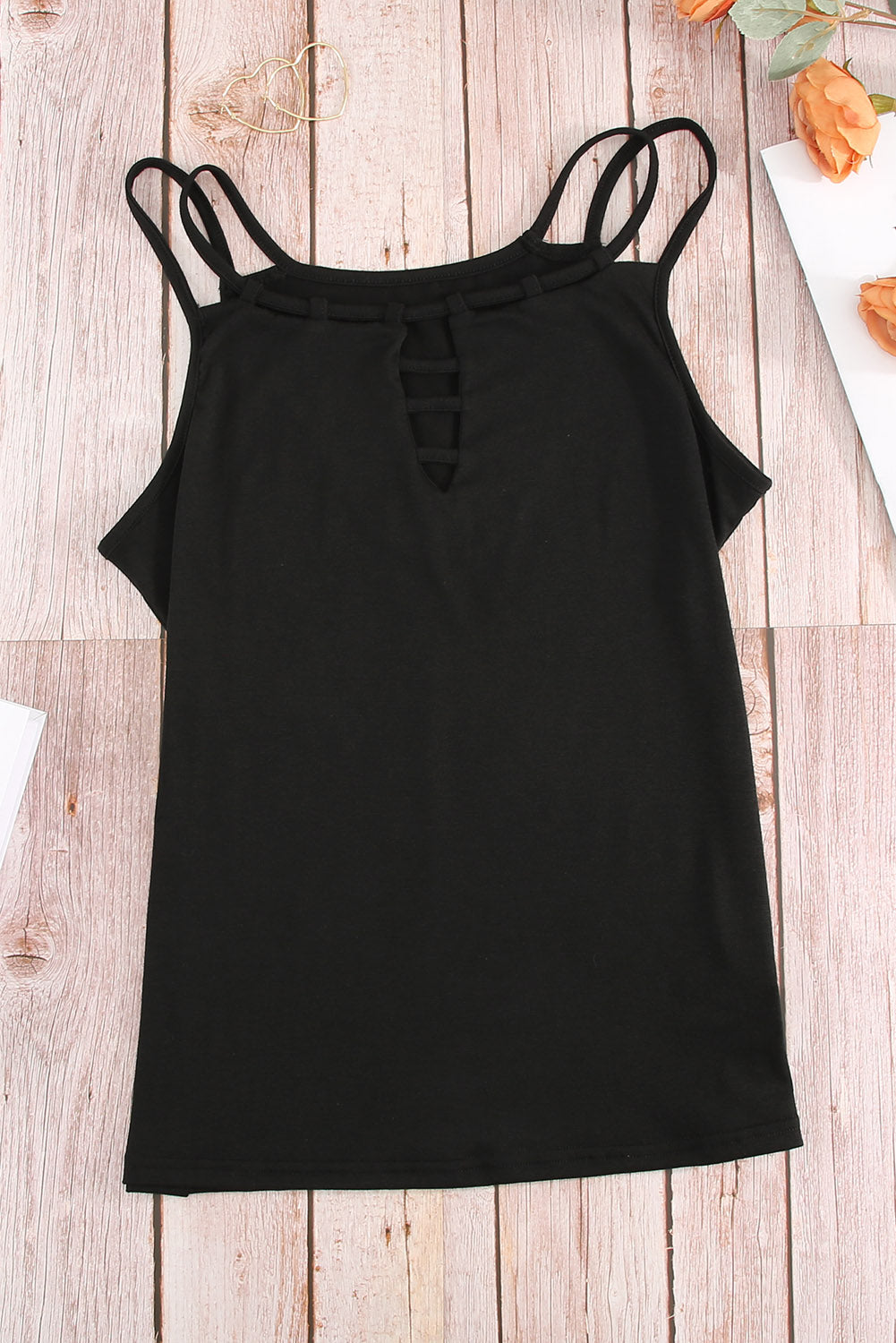 Double-Strap Scoop Neck Cami